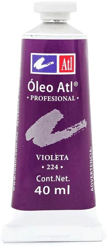 PINTURA AL OLEO ATL T-14 40ML VIOLETA NO 224 11846