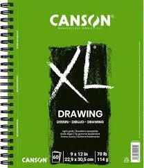 ALBUN CANSON XL DRAWING 22.9X30.5 60HJ 60G 57529