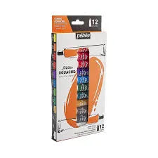 PINTURA GOUACHE PEBEO SET 12 TUBOS 12 ML 140800