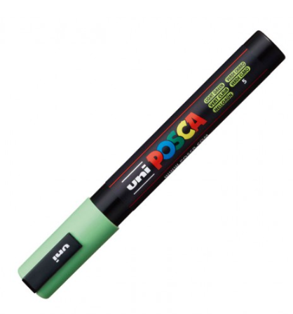 MARCADOR POSCA PC-5M P. MEDIA VERDE CLARO 315.PC5M-VC