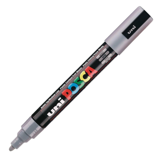 MARCADOR POSCA PC-5M P. MEDIA GRIS 315.PC5M-GR