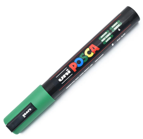 MARCADOR POSCA PC-5M P. MEDIA VERDE 315.PC5M-VE