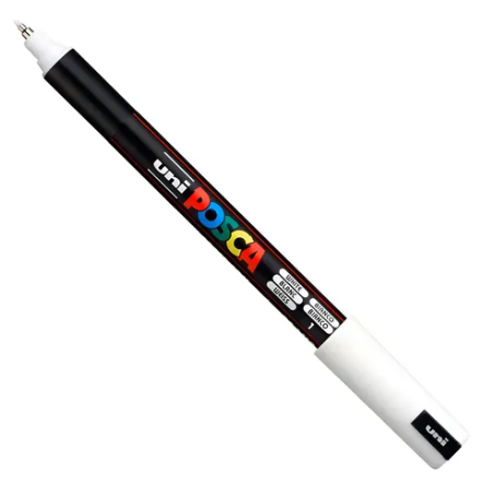 MARCADOR POSCA PC-1MR P. ULTRAFINA BLANCO 315.PC1MR-BL