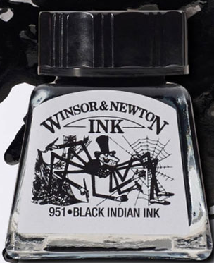 TINTA W&N NEGRO 14ML 10429