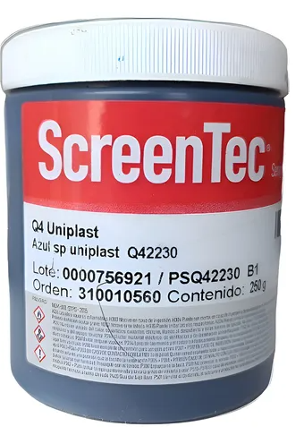 TINTA UNIPLAST SANCHEZ Q42230-14 AZUL SP 250 GMS. SERIGRAFIA