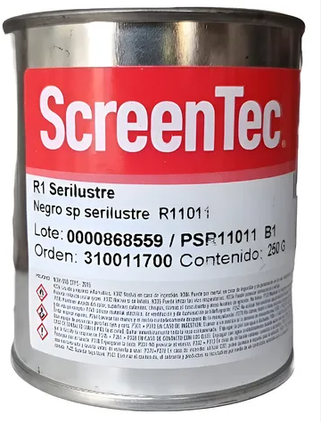 TINTA SERILUSTRE SANCHEZ R11011-14 NEGRO 250 GMS. SERIGRAFIA