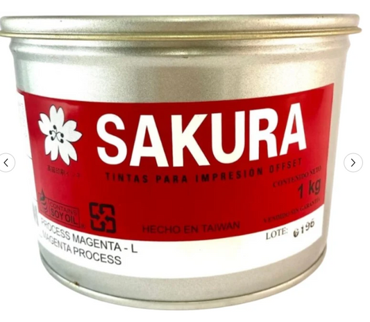 TINTA PROCESS SELECCIÓN 1KG SAKURA MAGENTA KILO 111031