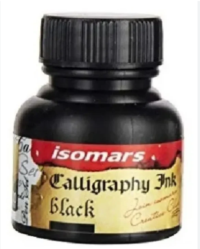 TINTA PARA CALIGRAFIA ISOMARS NEGRA 35ml CG35-BK 813001