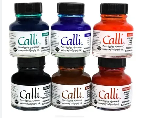TINTA CHINA CALLI INK COLOUR SET 6 58426