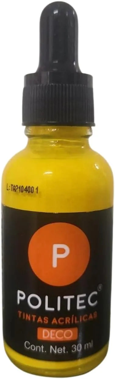 TINTA ACRILICA POLITEC 30ML 307 LIMON HANZA 29604