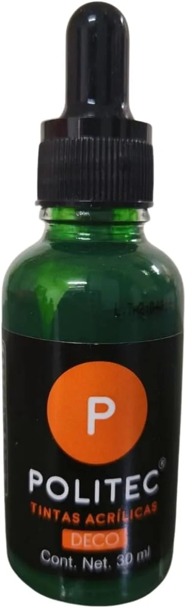 TINTA ACRILICA POLITEC 30ML 312 VERDE CLARO 29675