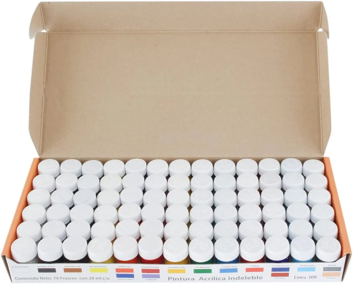 CAJA EXHIBIDOR POLITEC 20 ML C78 PIEZAS 13669