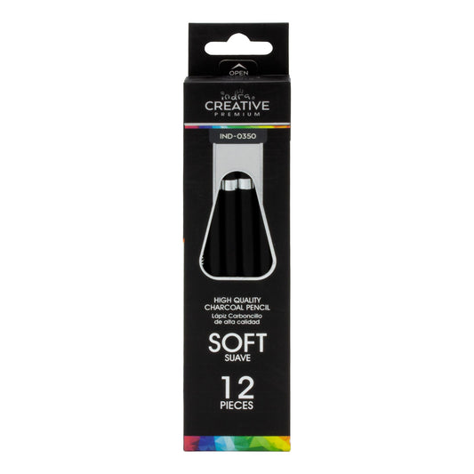 LAPIZ DE CARBONCILLO INDRA CREATIVE SUAVE IND- 0350