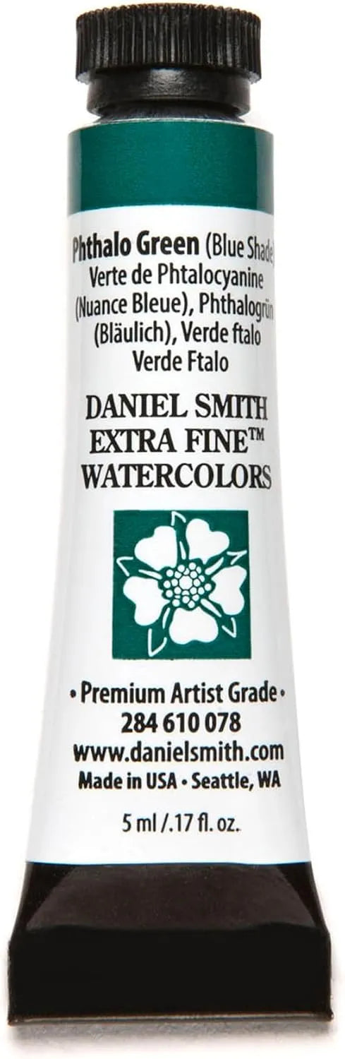 ACUARELA DANIEL SMITH 5ML PHTHALO GREEN BLUE SHADE S1 30499