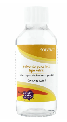 SOLVENTE PINTURA LACA VITRAL 120 ML 12169