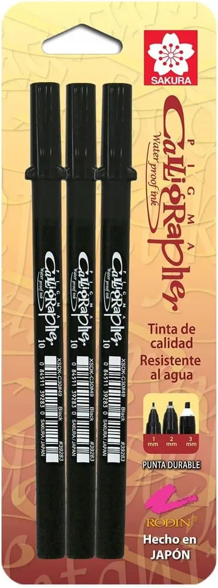 ESTILOGRAFO SAKURA PIGMA CALIGRAPHER BLISTER C3 21115