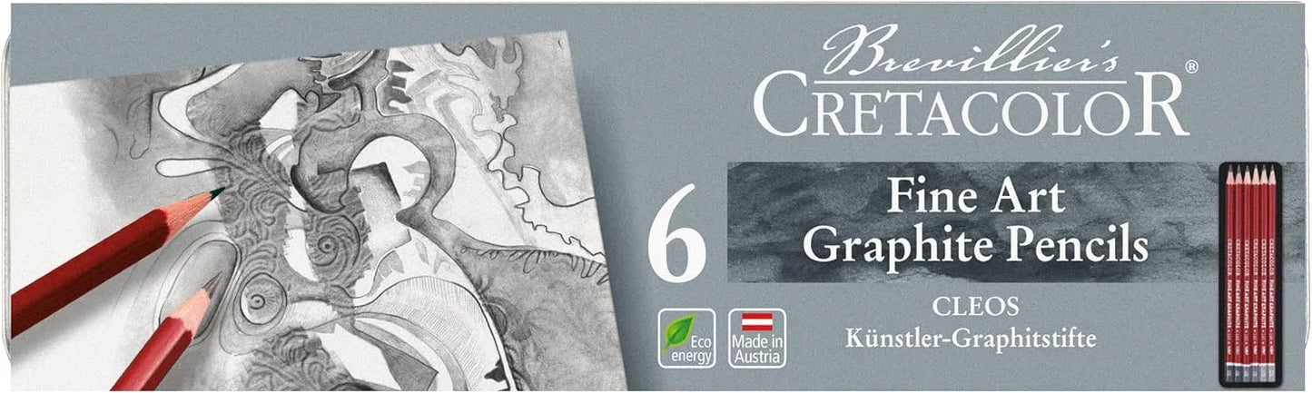 LAPICES GRAFITO CRETACOLOR FINE ART EST. MET. C6 ECC016025