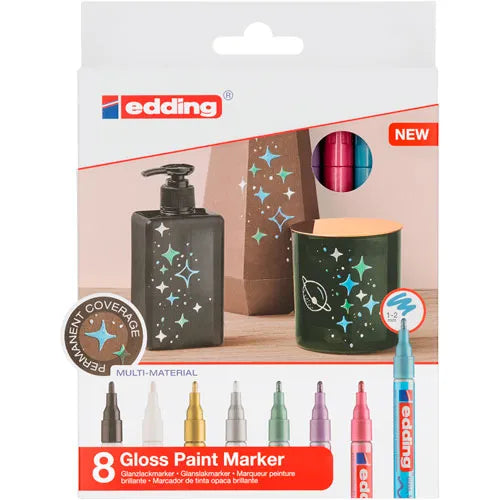 MARCADOR EDDING GLOSS PARA DECORAR 1-2MM X 10 61-E-751 CR-54