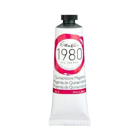 Pintura al oleo Gamblin 1980 Quinacridone Magenta 37ml