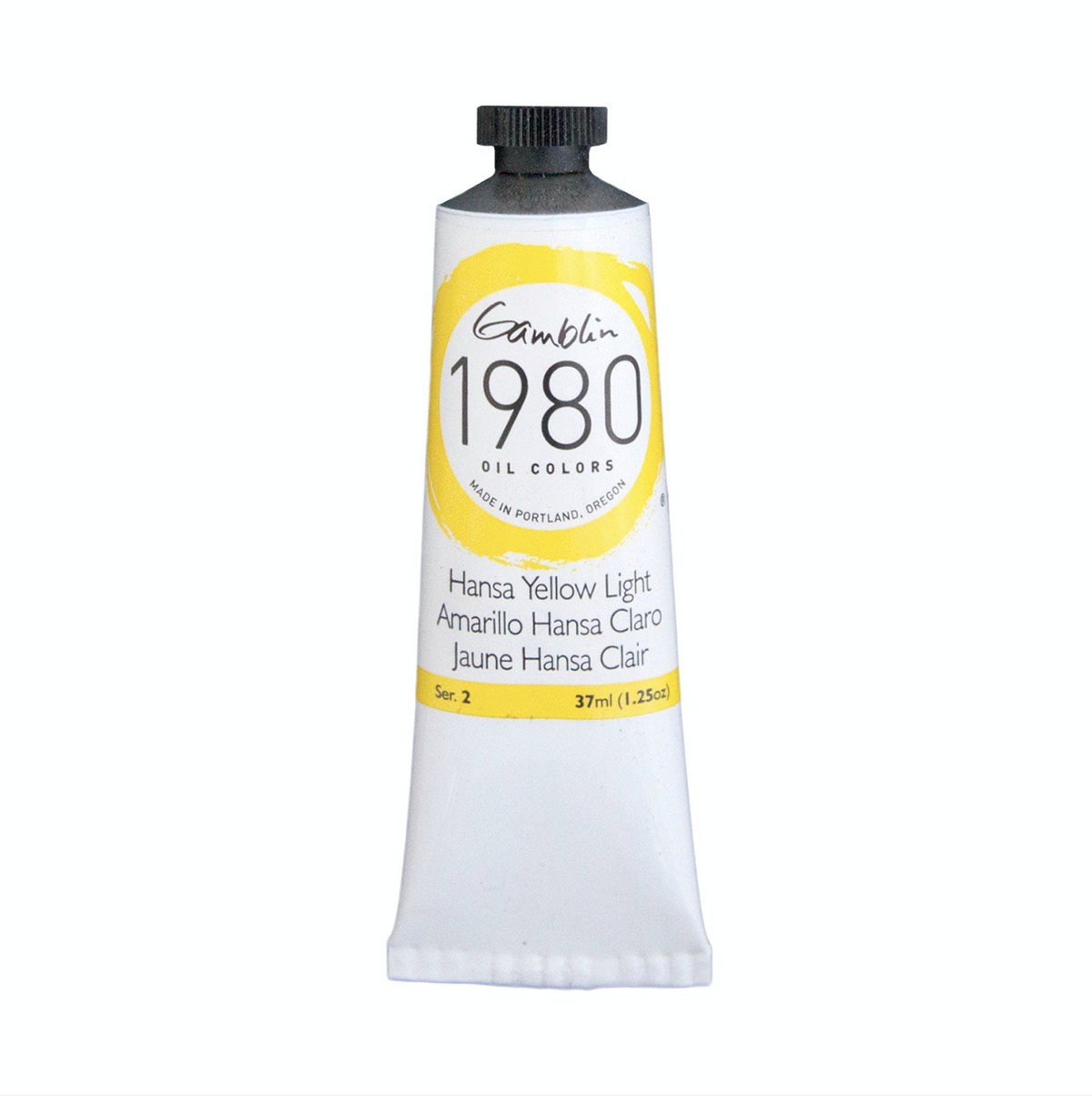 Pintura al oleo Gamblin 1980 Hansa Yellow Light 37ml