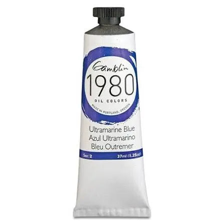Pintura al oleo Gamblin 1980 Ultramarine Blue 37ml