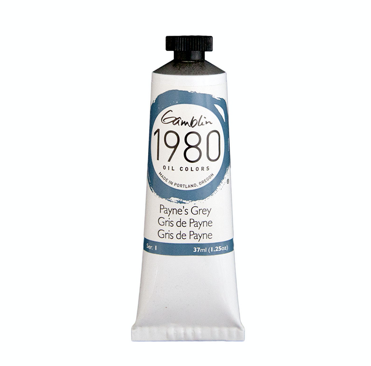 Pintura al oleo Gamblin 1980 Payne's Grey 37ml