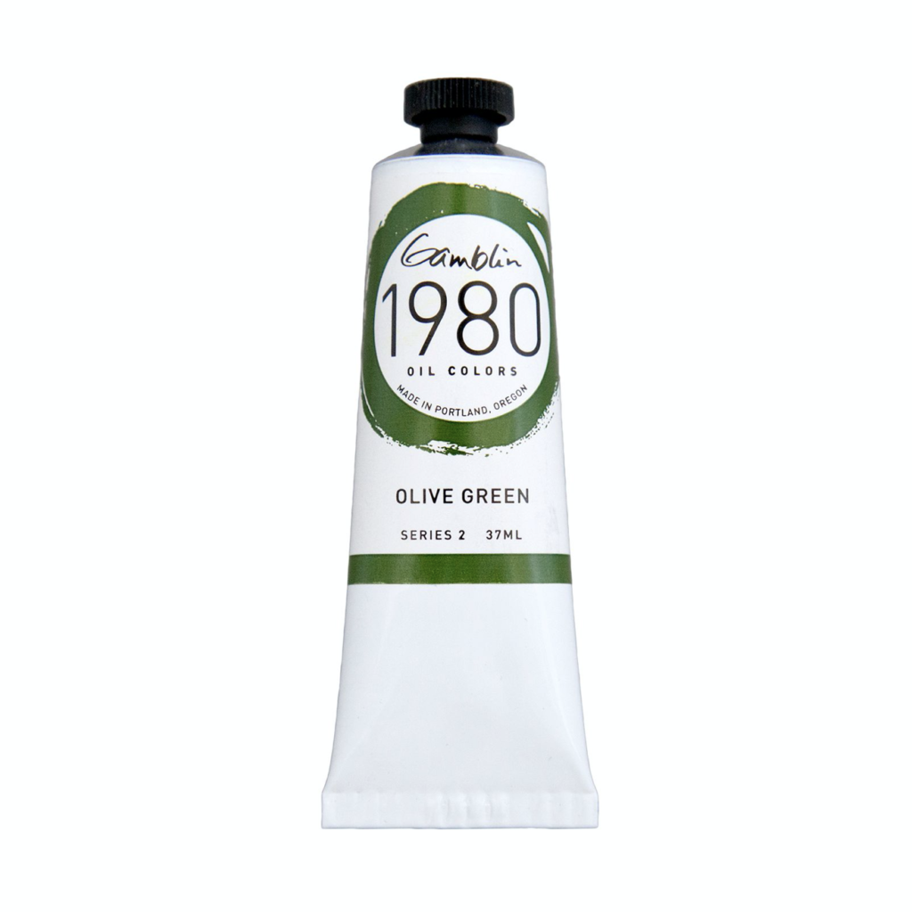 Pintura al oleo Gamblin 1980 Olive Green 37ml