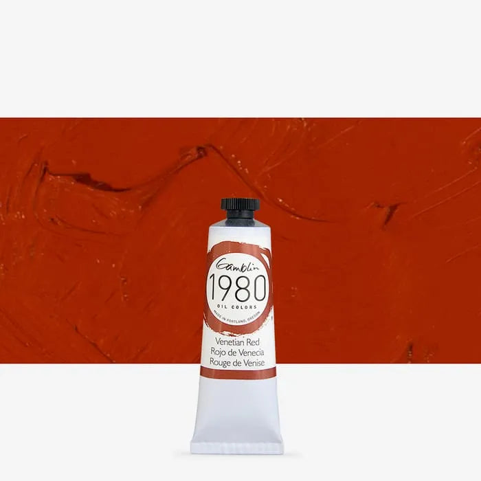 Pintura al oleo Gamblin 1980 Venetian Red 37ml