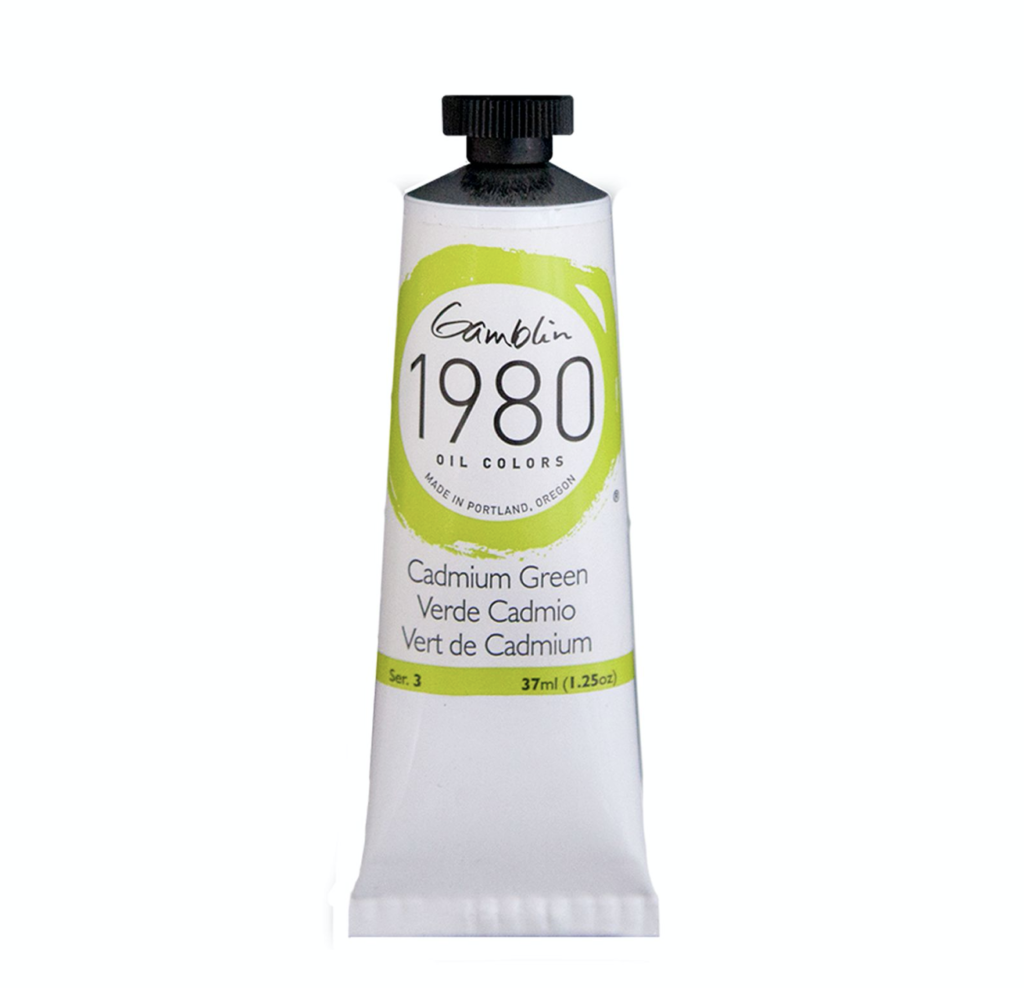 Pintura al oleo Gamblin 1980 Cadmium Green 37ml