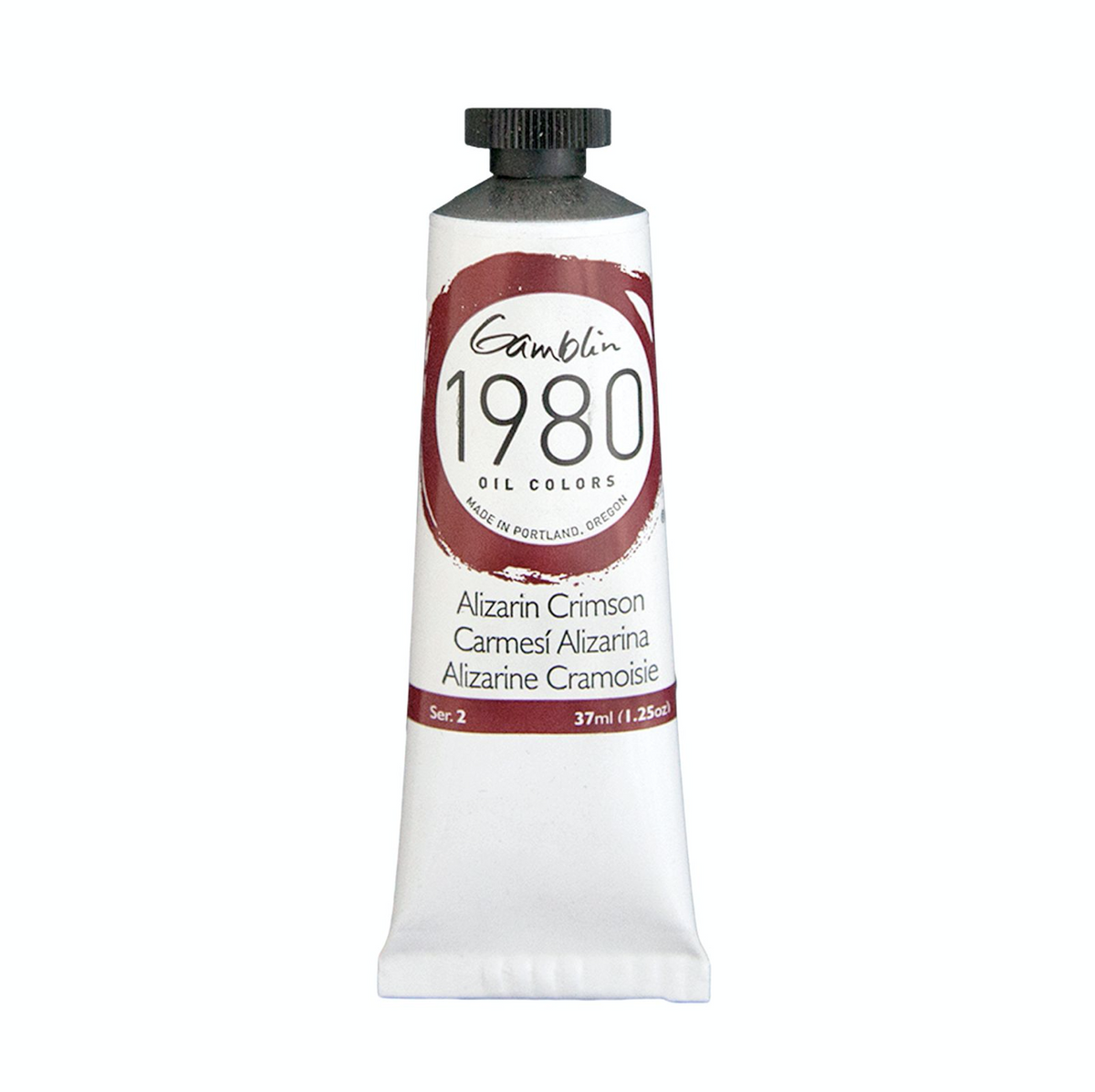 Pintura al oleo Gamblin 1980 Alizarin Crimson Permanent 37ml