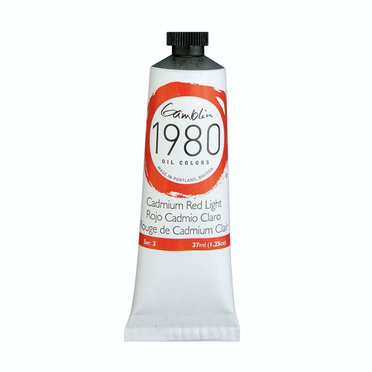 Pintura al oleo Gamblin 1980 Cadmium Red Light 37ml