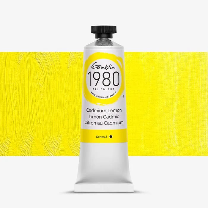 Pintura al oleo Gamblin 1980 Cadmium Lemon 37ml