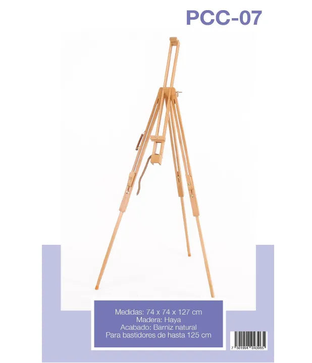CABALLETE PINTO DE PISO TIPO CAMPO MADERA HAYA 74x 74x 127cm PCC-07 387207