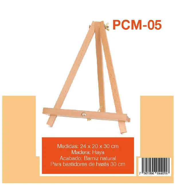 CABALLETE PINTO DE MESA TIPO PLEGABLE MADERA HAYA 24 X 20 X 30CM PCM-05 387505