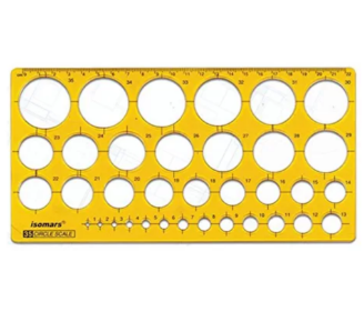 PLANTILLA ISOMARS ESTUDIANTE 35 CIRCULOS ISCO-35 822035