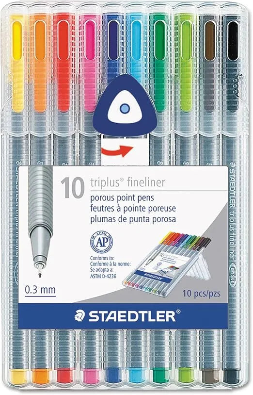 ROTULADORES STAEDTLER TRIPLUS 0.3 MM 334SB10A603 C10 952022