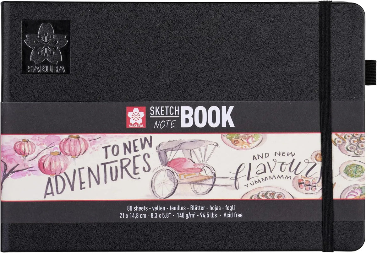 BLOCK SAKURA SKETCH NOTE PAISAJE 80HJS 21X15CM 140GR 24499