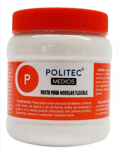 PASTA PARA MODELAR POLITEC FLEXIBLE 250 ML 31886