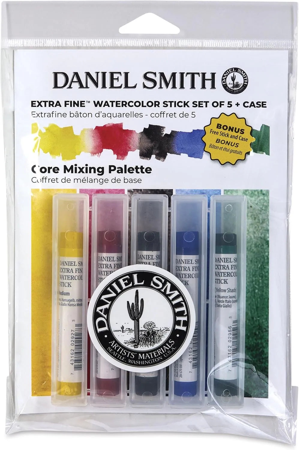 Stick Acuarelas Daniel Smith set 5 Tonos Primarios - Core Mixing Set 285670105