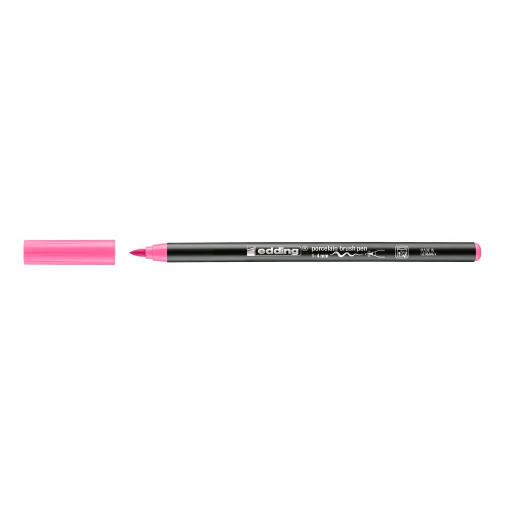 ROTULADOR EDDING CERÁMICA Y PORCELANA P. PINCEL FLEXIBLE 1-4MM ROSA 61-E-4200-09