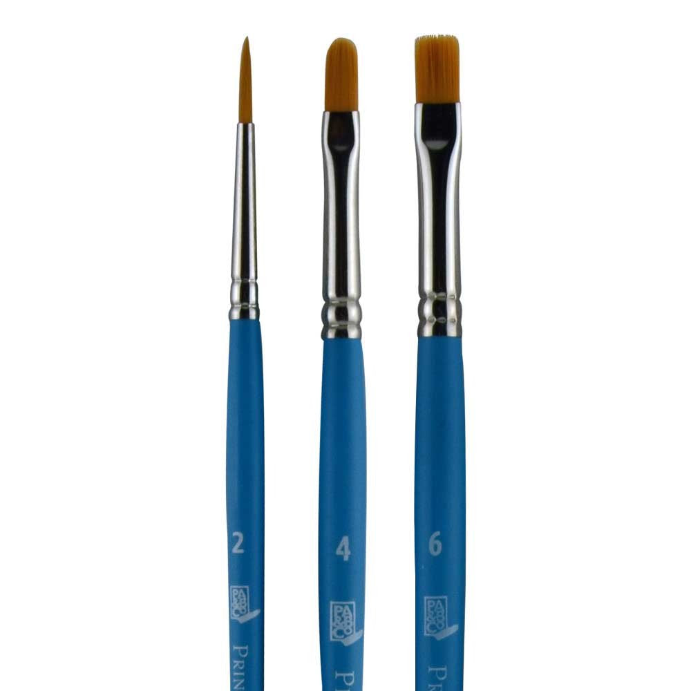 PINCELES PRINCETON SET 4 CON 3 PZAS 67984