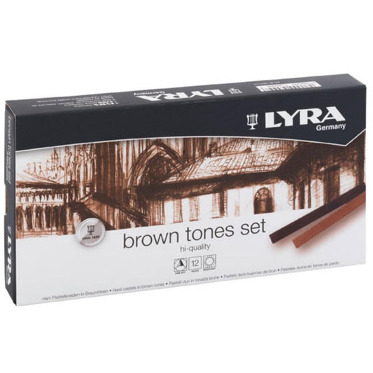 PASTEL SUAVE LYRA TONOS TIERRA C12 BARRAS 52772