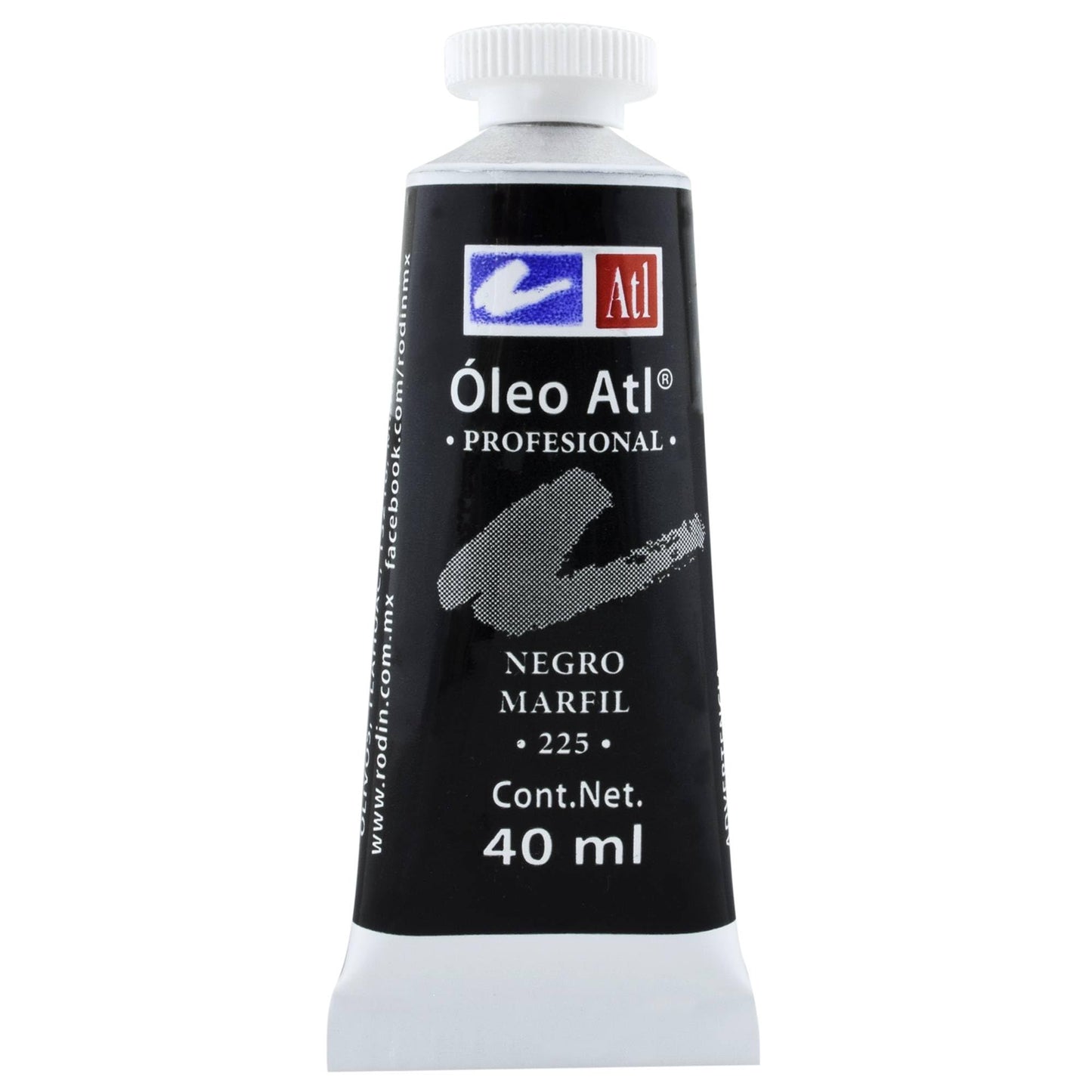 PINTURA AL OLEO ATL T-14 40ML NEGRO MARFIL NO 225 11496