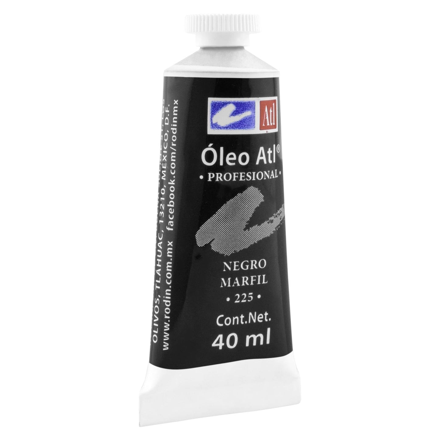 PINTURA AL OLEO ATL T-14 40ML NEGRO MARFIL NO 225 11496