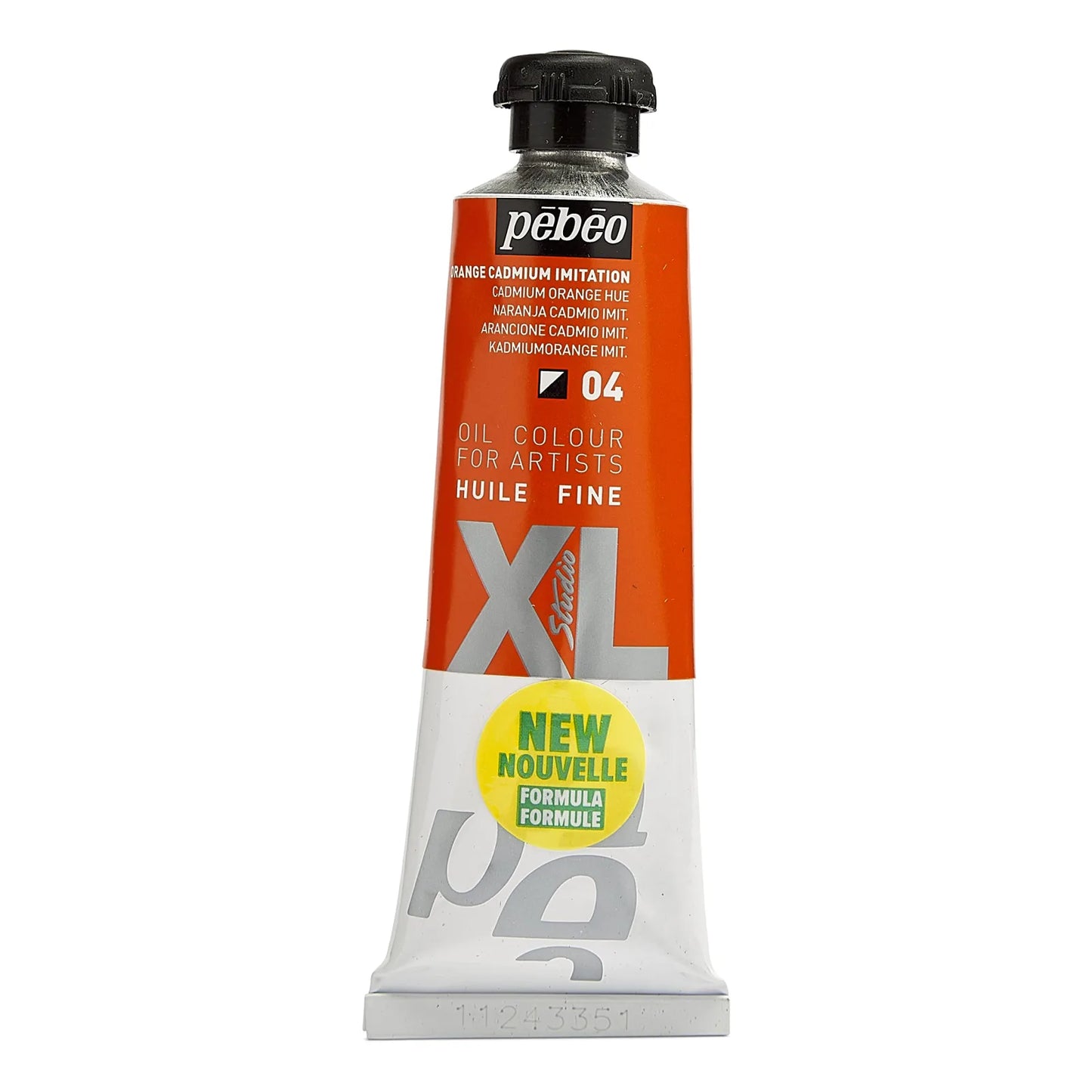 PINTURA AL OLEO PEBEO XL 37 ML NARANJA CADMIO 004 120004