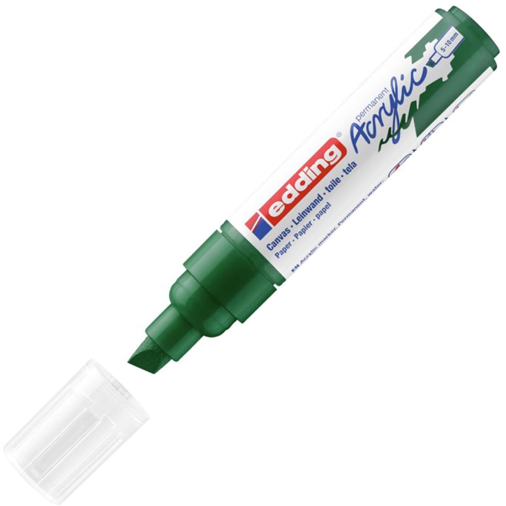 MARCADOR EDDING ACRYLIC 5-10mm VERDE 61-E-5000-904