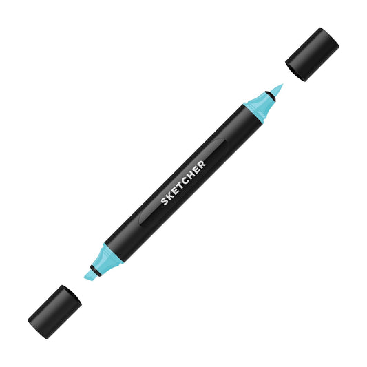 MARCADOR MOLOTOW SKETCHER P. BRUSH-CINCEL AZUL CIELO MEDIO 29070