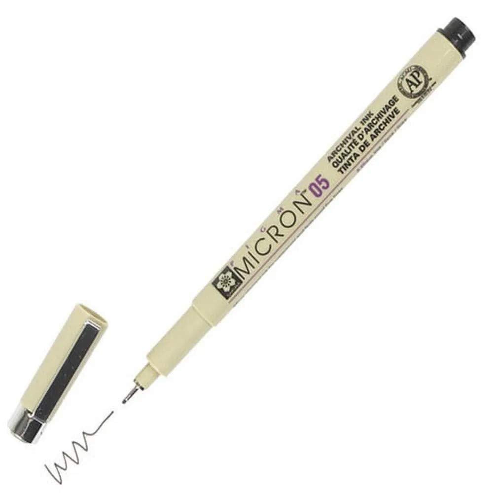 ESTILOGRAFO SAKURA PIGMA 05 (.45 MM) NEGRO 10199