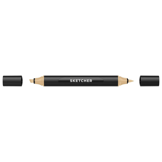 MARCADOR MOLOTOW SKETCHER P. BRUSH-CINCEL CAFÉ  MEDIO 29107