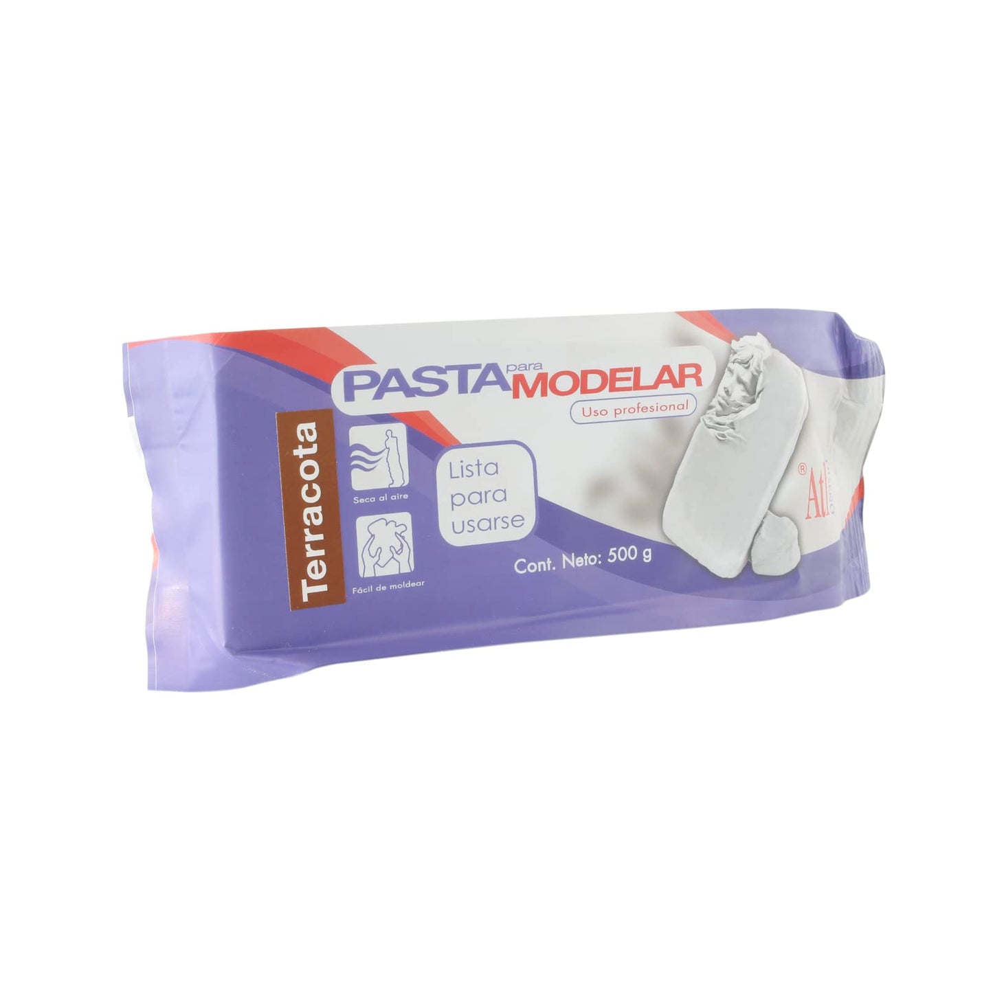 PASTA PARA MODELAR ATL TERRACOTA 500GRS 21206